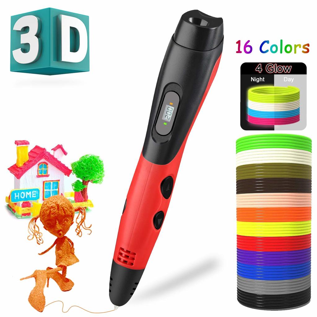3D Pen with 16 Colors