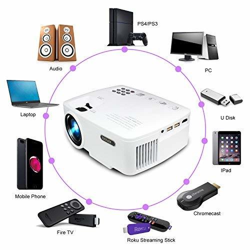ERISAN Projector Video Home TV Theater