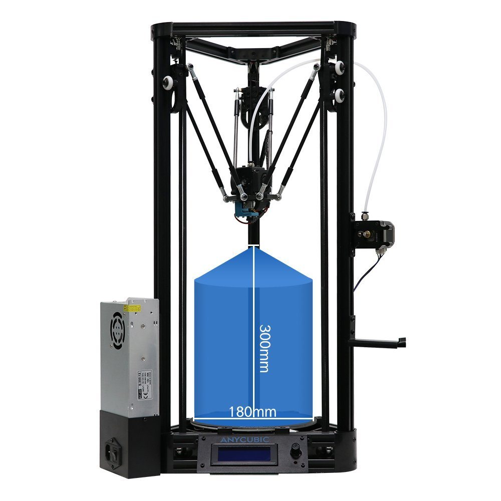 anycubic delta 3d printer update linear plus