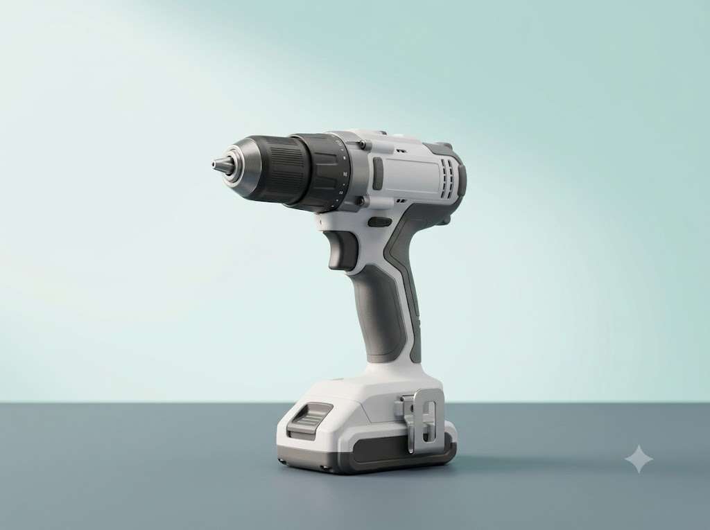 Minimalist icon representing cordless power tools