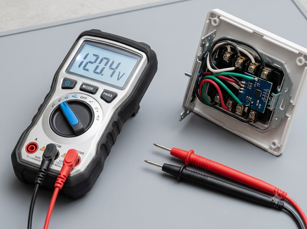 Hands-on measurement checking tool settings during real workshop verification testing